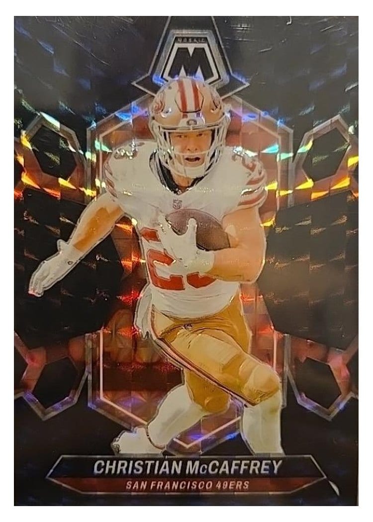 2024 Panini Mosaic Base Set Christian McCaffrey #191 card