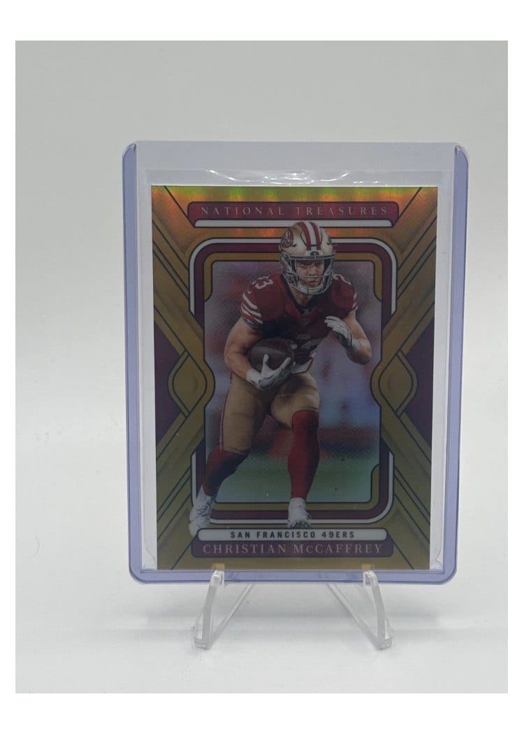 2024 Panini National Treasures Base Set Christian McCaffrey #87 card