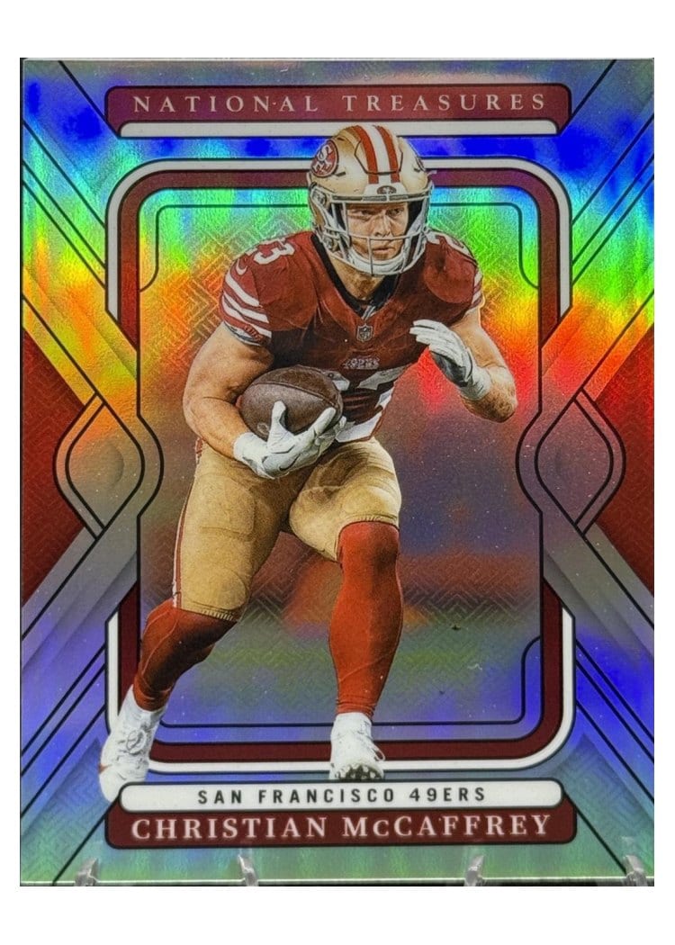 2024 Panini National Treasures Base Set Christian McCaffrey #87 card
