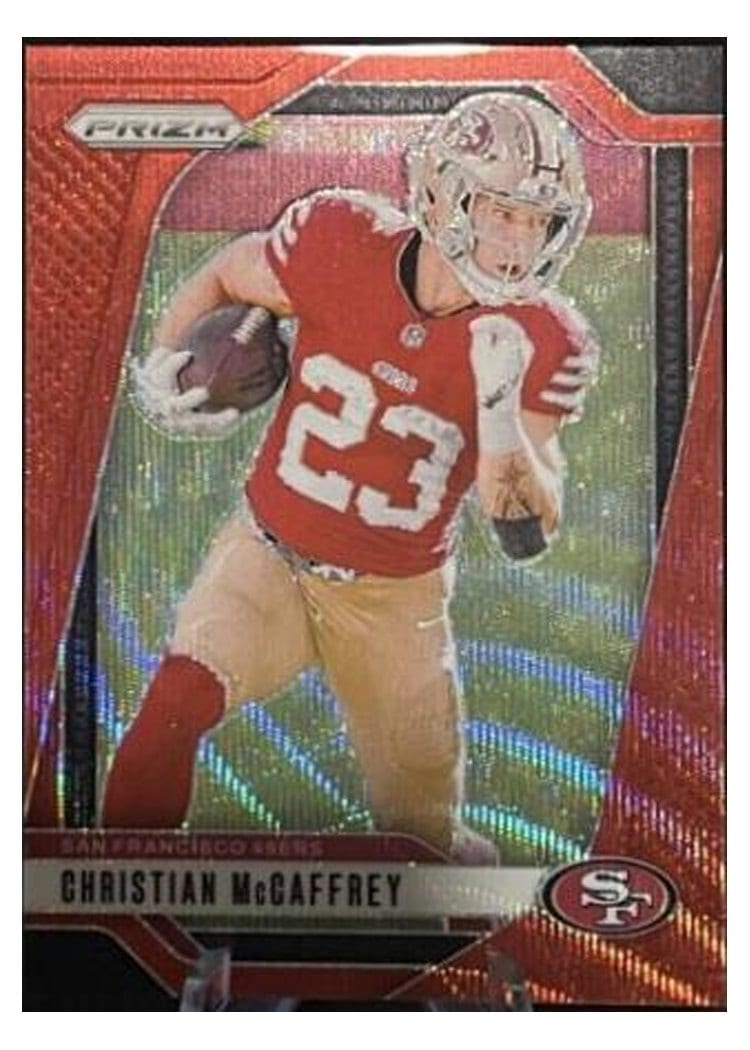 2024 Panini Prizm Base Set Christian McCaffrey #250 card