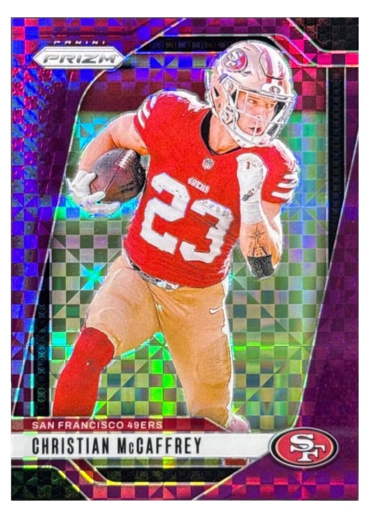 2024 Panini Prizm Base Set Christian McCaffrey #250 card