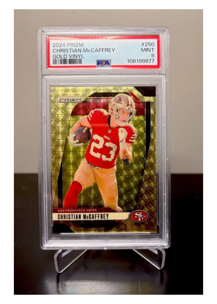 2024 Panini Prizm Base Set Christian McCaffrey #250 card