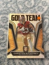 2024 Panini Totally Certified Gold Team Christian McCaffrey #7 card