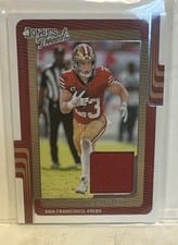 2025 Donruss Donruss Threads Christian McCaffrey #DTH-CMY card