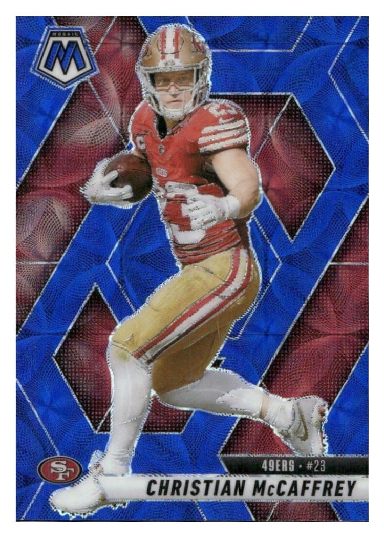 2025 Panini Mosaic Christian McCaffrey #179 card