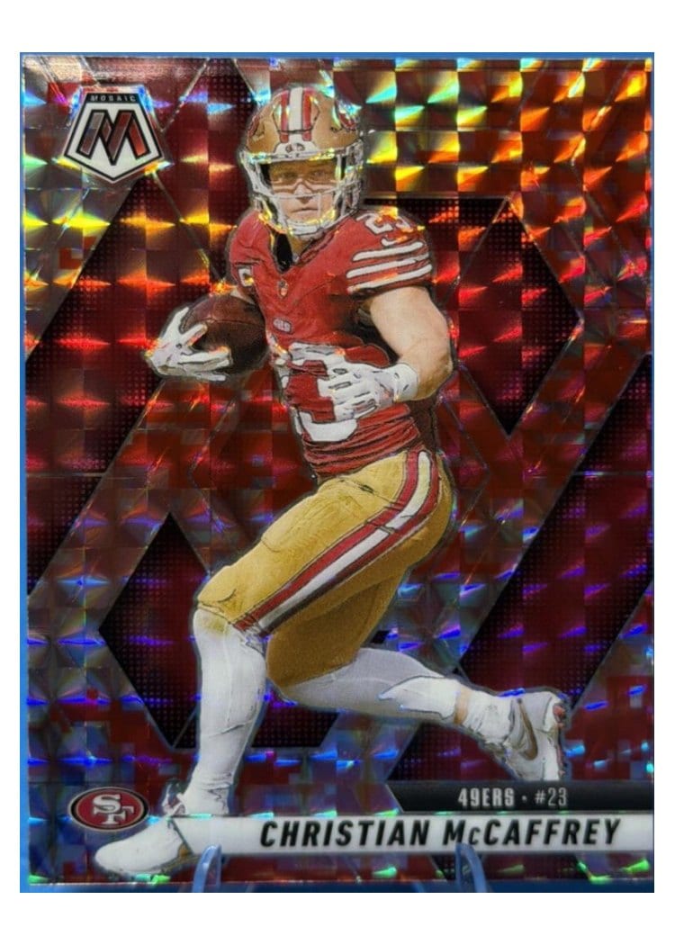 2025 Panini Mosaic Christian McCaffrey #179 card