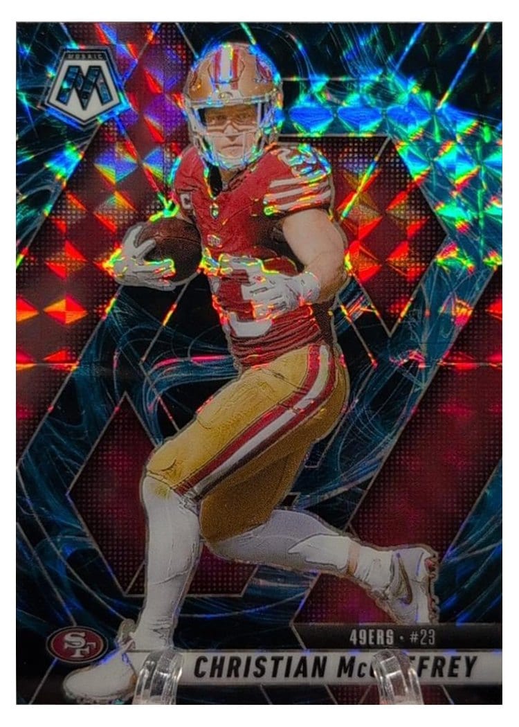 2025 Panini Mosaic Christian McCaffrey #179 card
