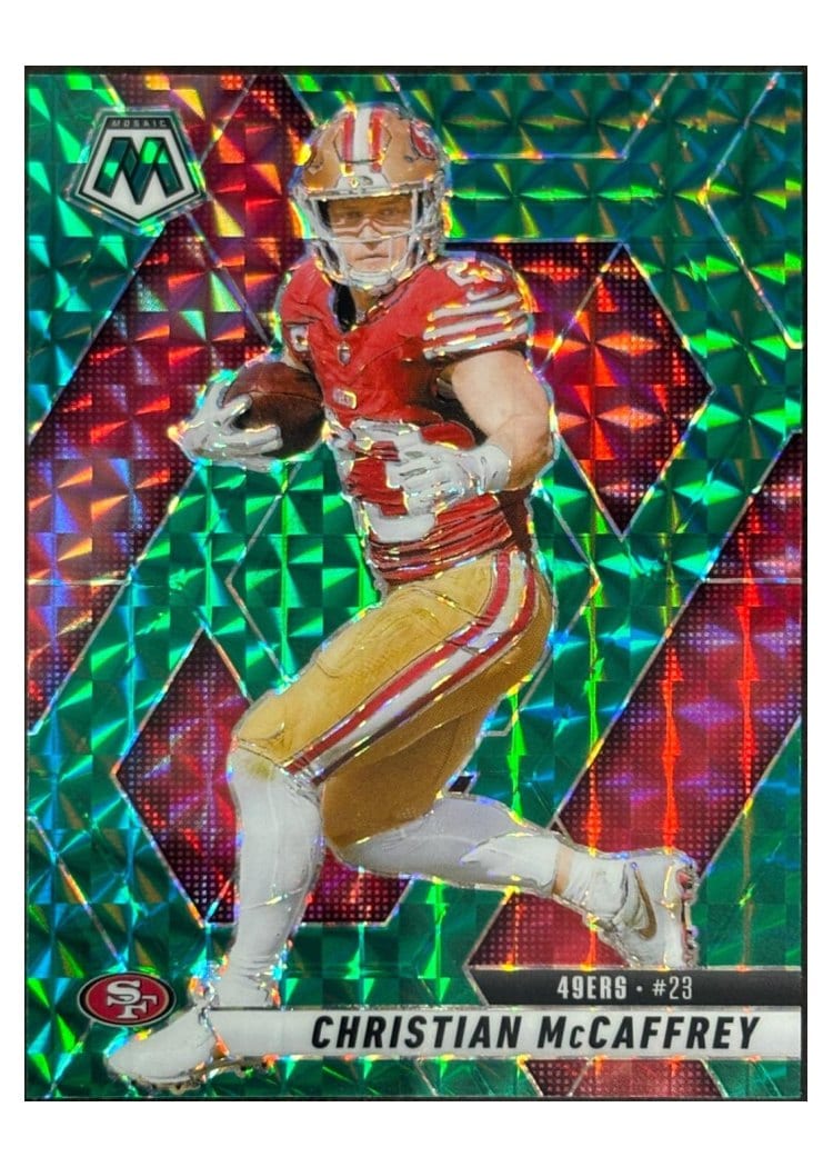 2025 Panini Mosaic Christian McCaffrey #179 card