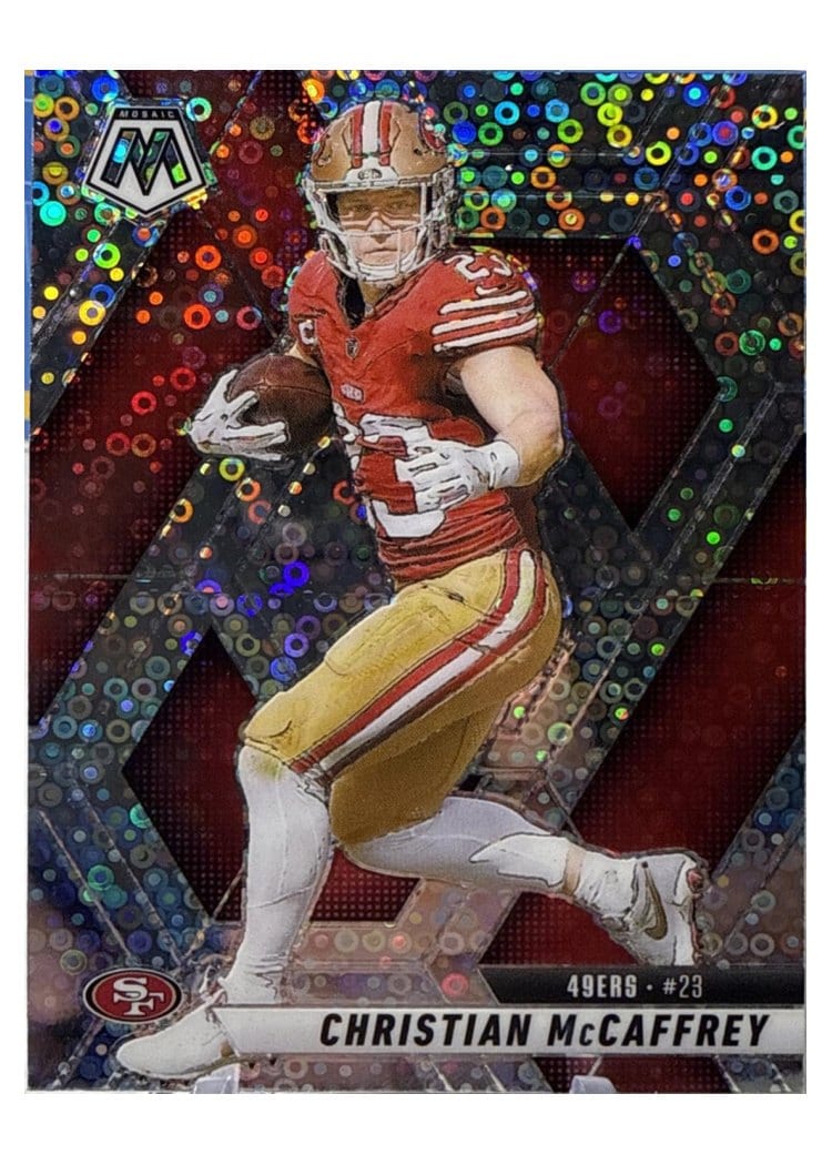 2025 Panini Mosaic Christian McCaffrey #179 card