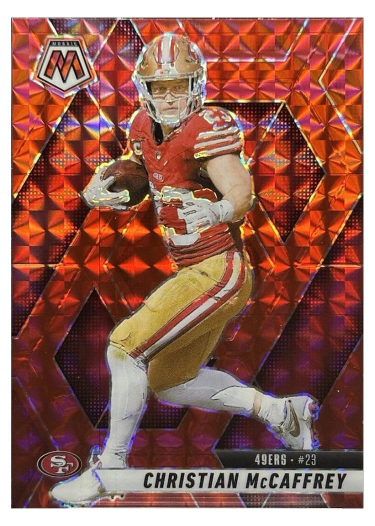 2025 Panini Mosaic Christian McCaffrey #179 card
