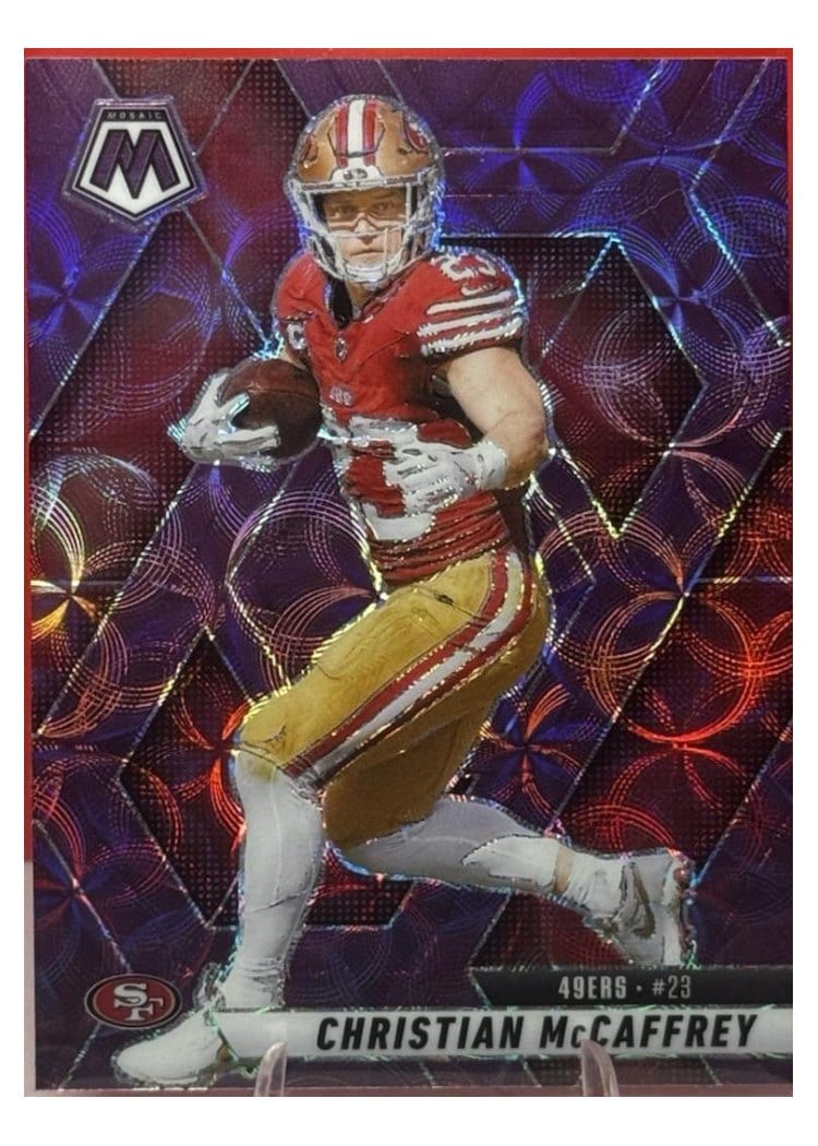 2025 Panini Mosaic Christian McCaffrey #179 card