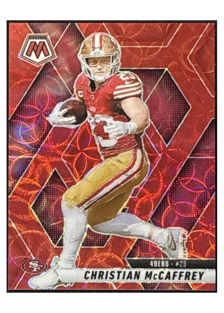 2025 Panini Mosaic Christian McCaffrey #179 card