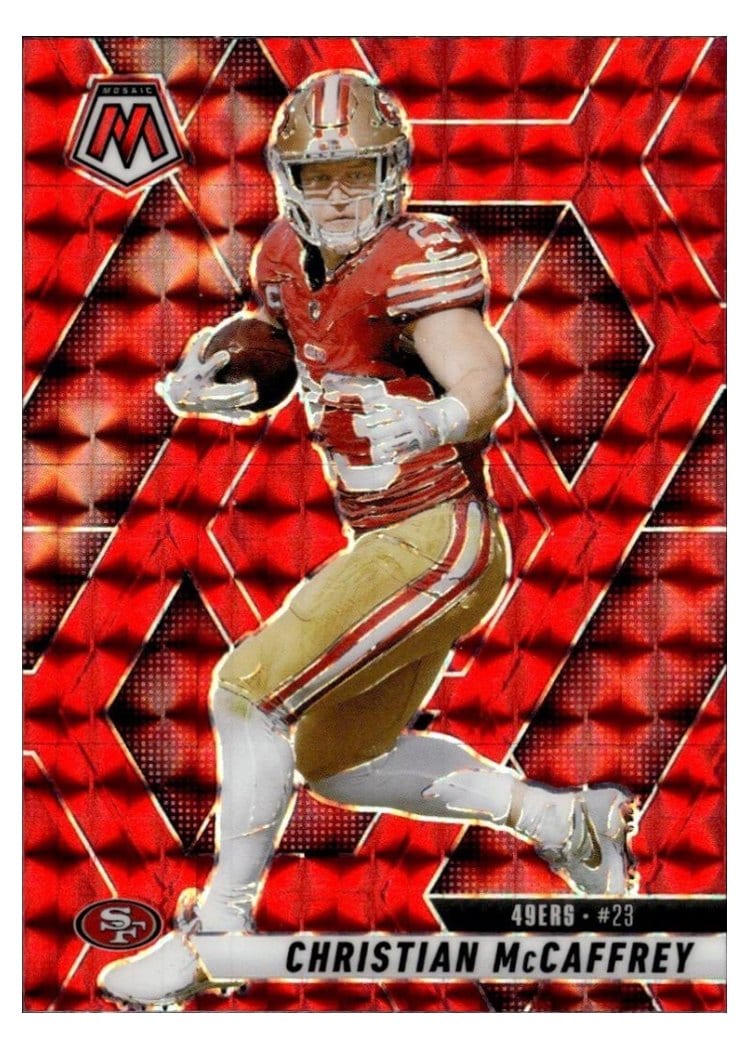 2025 Panini Mosaic Christian McCaffrey #179 card