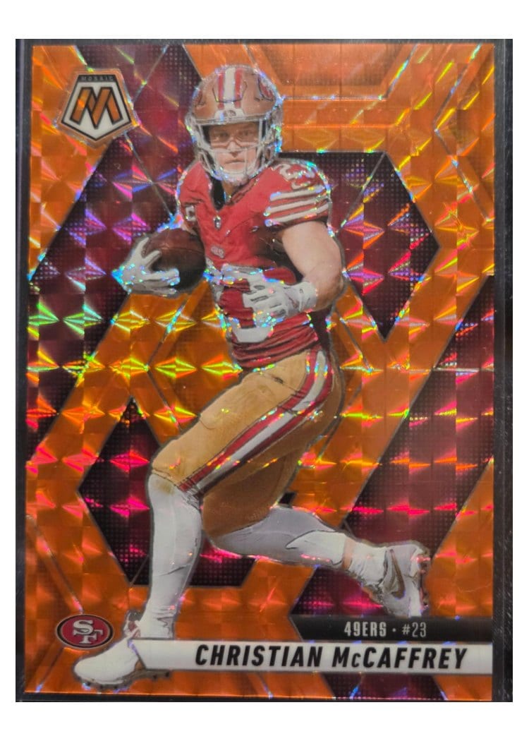 2025 Panini Mosaic Christian McCaffrey #179 card