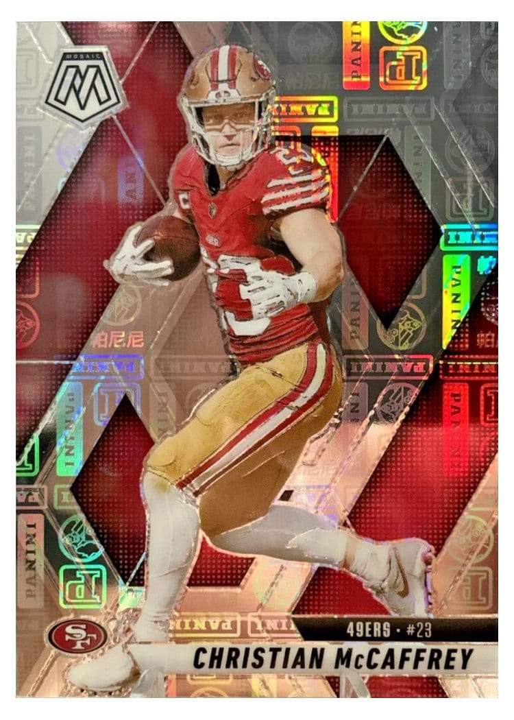 2025 Panini Mosaic Christian McCaffrey #179 card