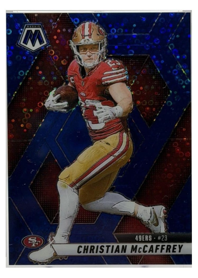 2025 Panini Mosaic Christian McCaffrey #179 card