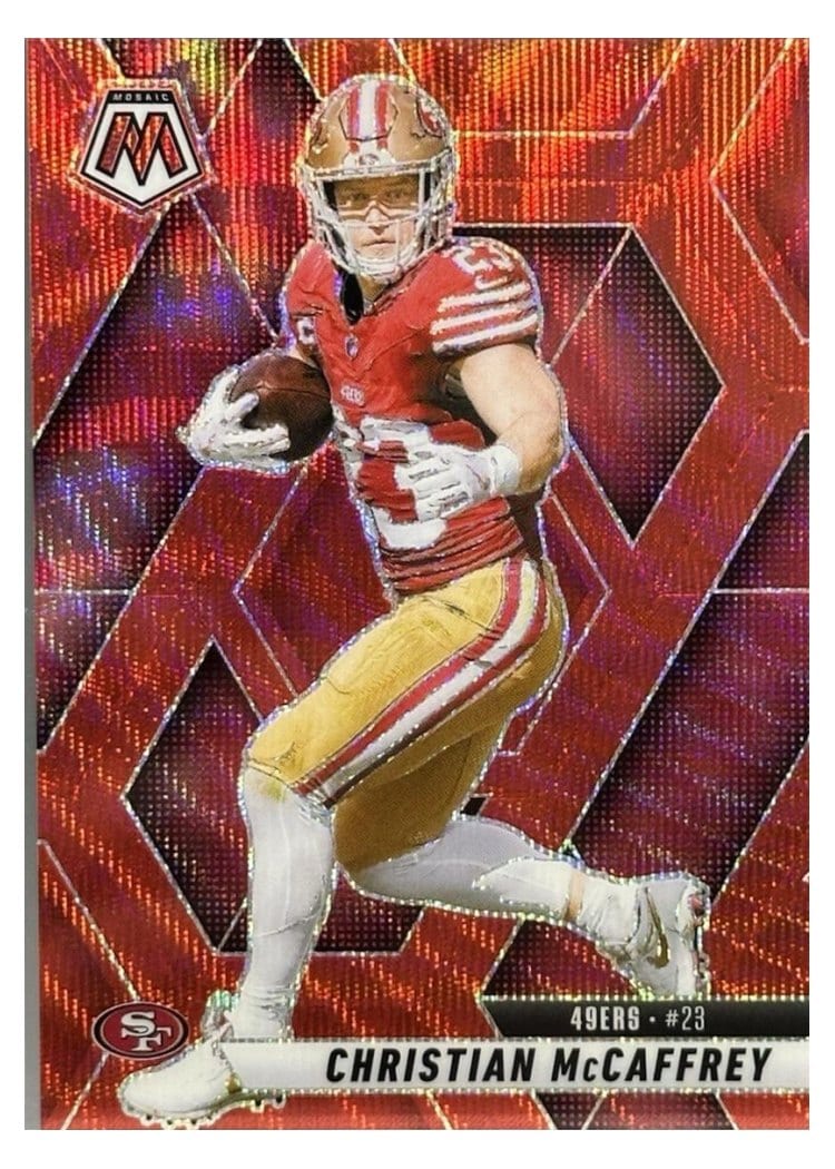 2025 Panini Mosaic Christian McCaffrey #179 card
