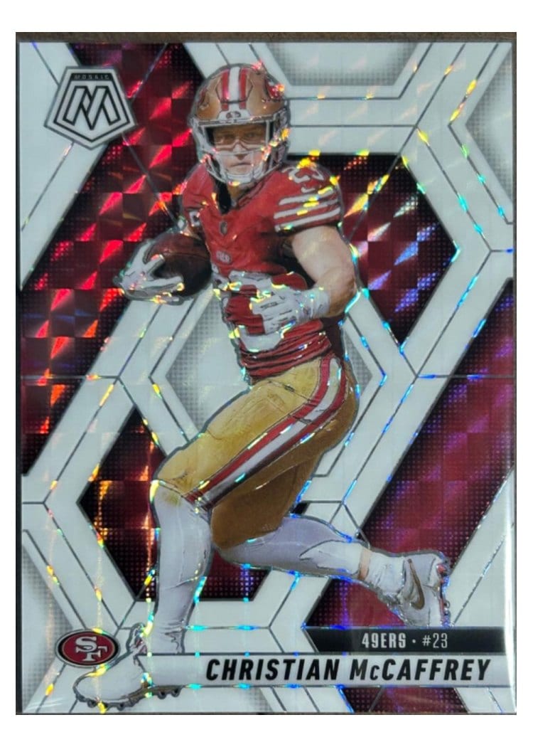 2025 Panini Mosaic Christian McCaffrey #179 card