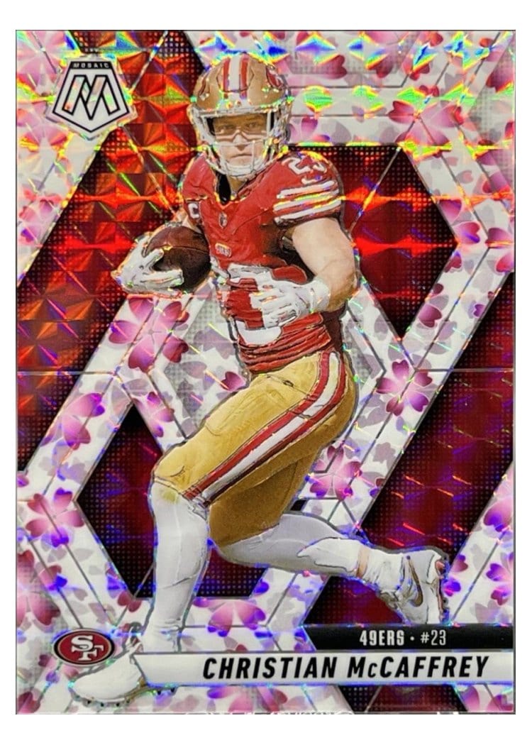 2025 Panini Mosaic Christian McCaffrey #179 card