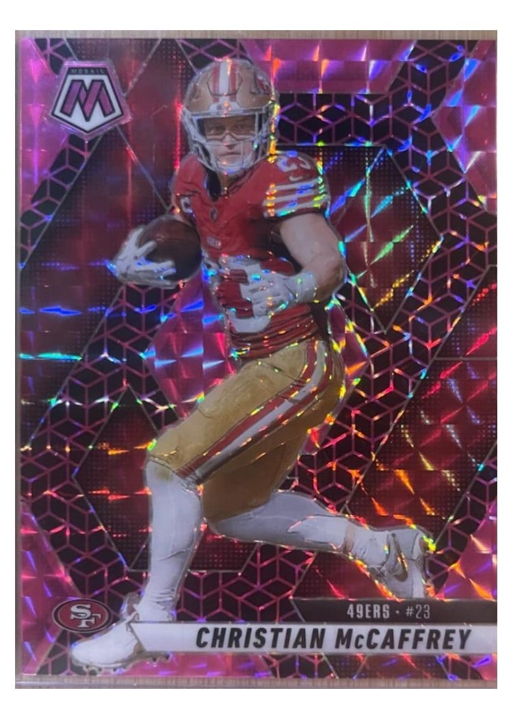 2025 Panini Mosaic Christian McCaffrey #179 card