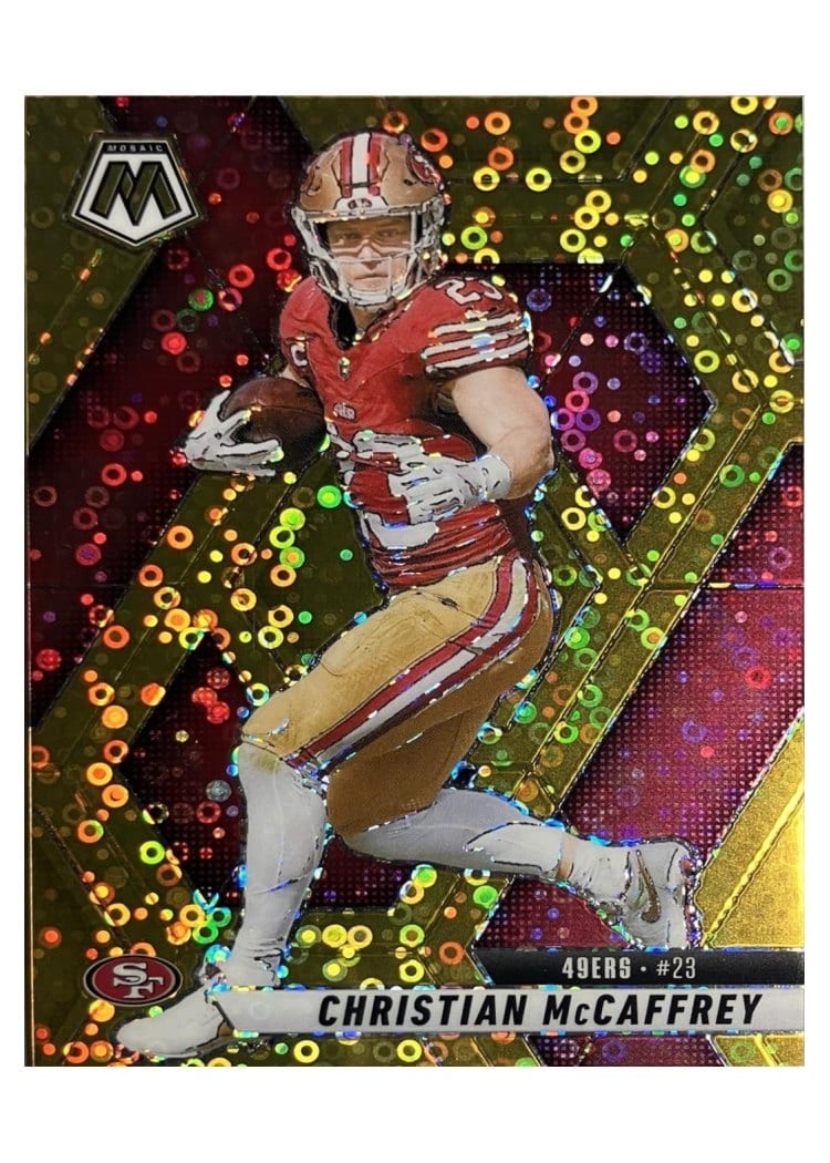 2025 Panini Mosaic Christian McCaffrey #179 card