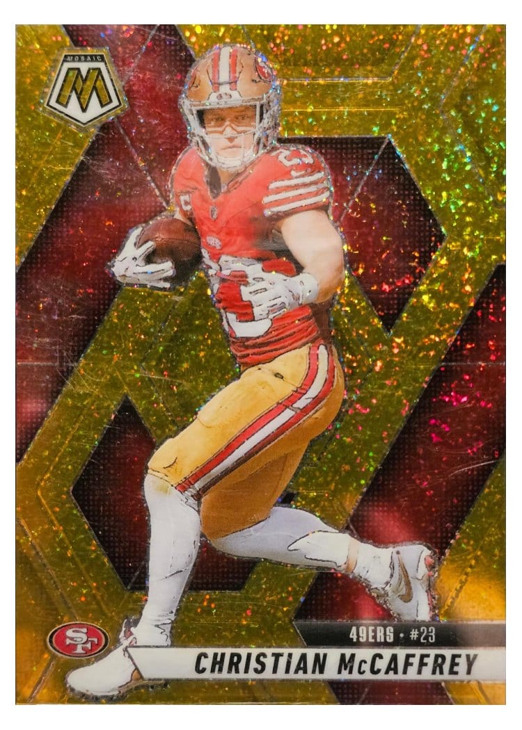 2025 Panini Mosaic Christian McCaffrey #179 card