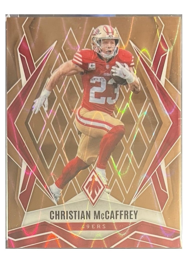 2025 Panini Phoenix Base Set Christian McCaffrey #34 card
