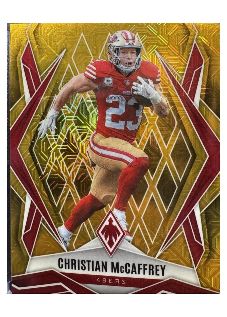 2025 Panini Phoenix Base Set Christian McCaffrey #34 card