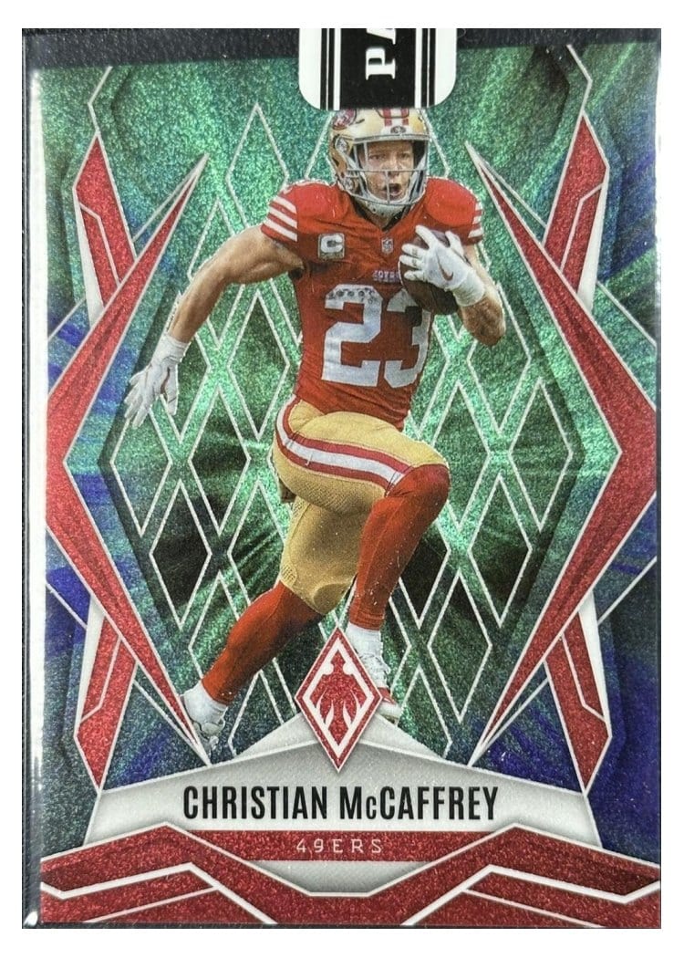 2025 Panini Phoenix Base Set Christian McCaffrey #34 card