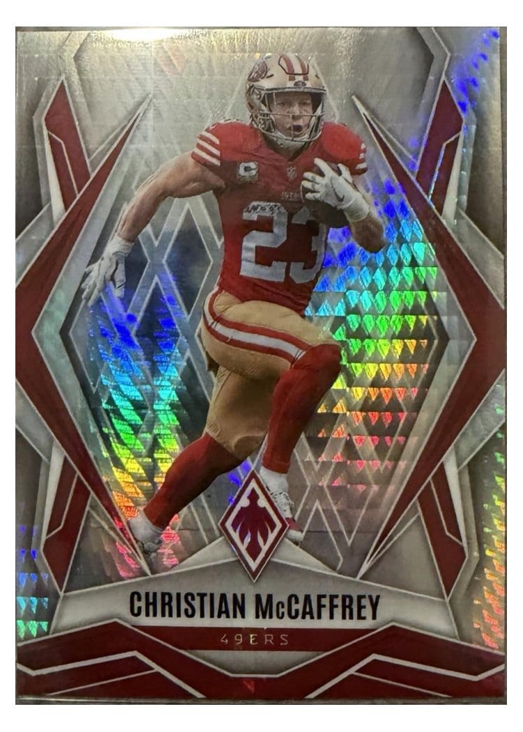 2025 Panini Phoenix Base Set Christian McCaffrey #34 card