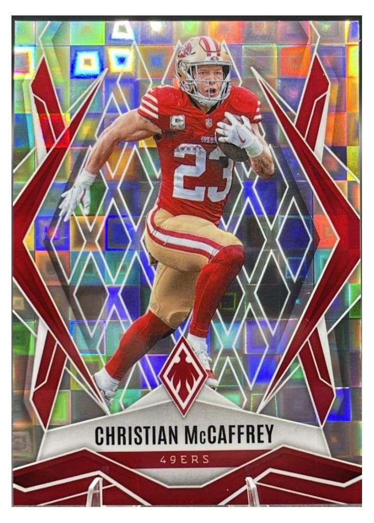 2025 Panini Phoenix Base Set Christian McCaffrey #34 card