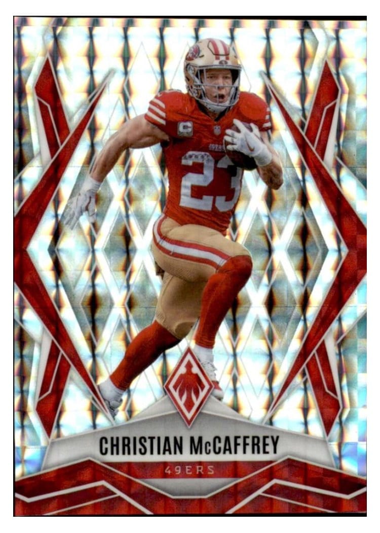 2025 Panini Phoenix Base Set Christian McCaffrey #34 card