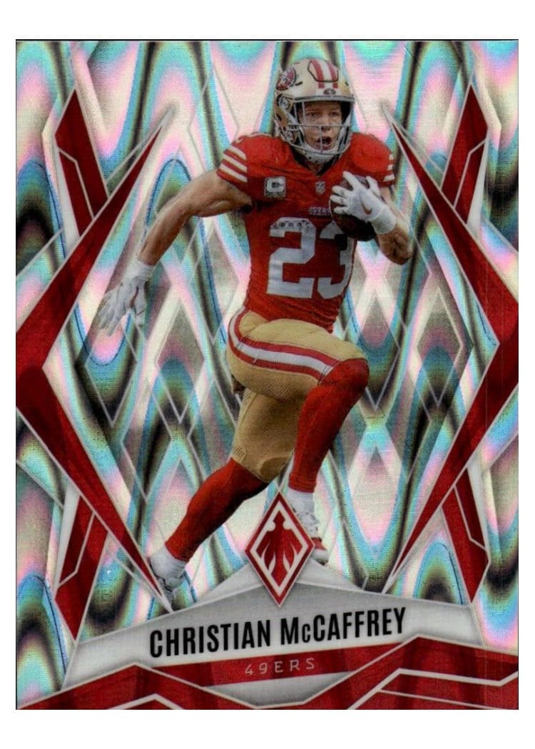 2025 Panini Phoenix Base Set Christian McCaffrey #34 card