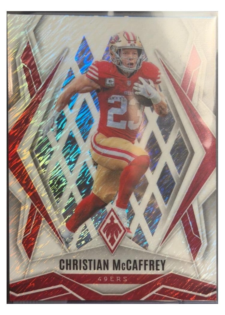 2025 Panini Phoenix Base Set Christian McCaffrey #34 card