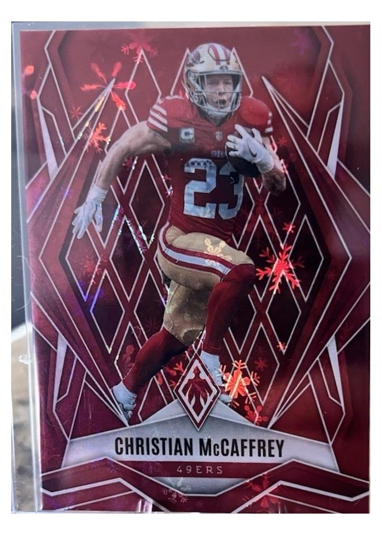 2025 Panini Phoenix Base Set Christian McCaffrey #34 card