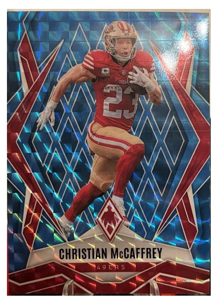 2025 Panini Phoenix Base Set Christian McCaffrey #34 card