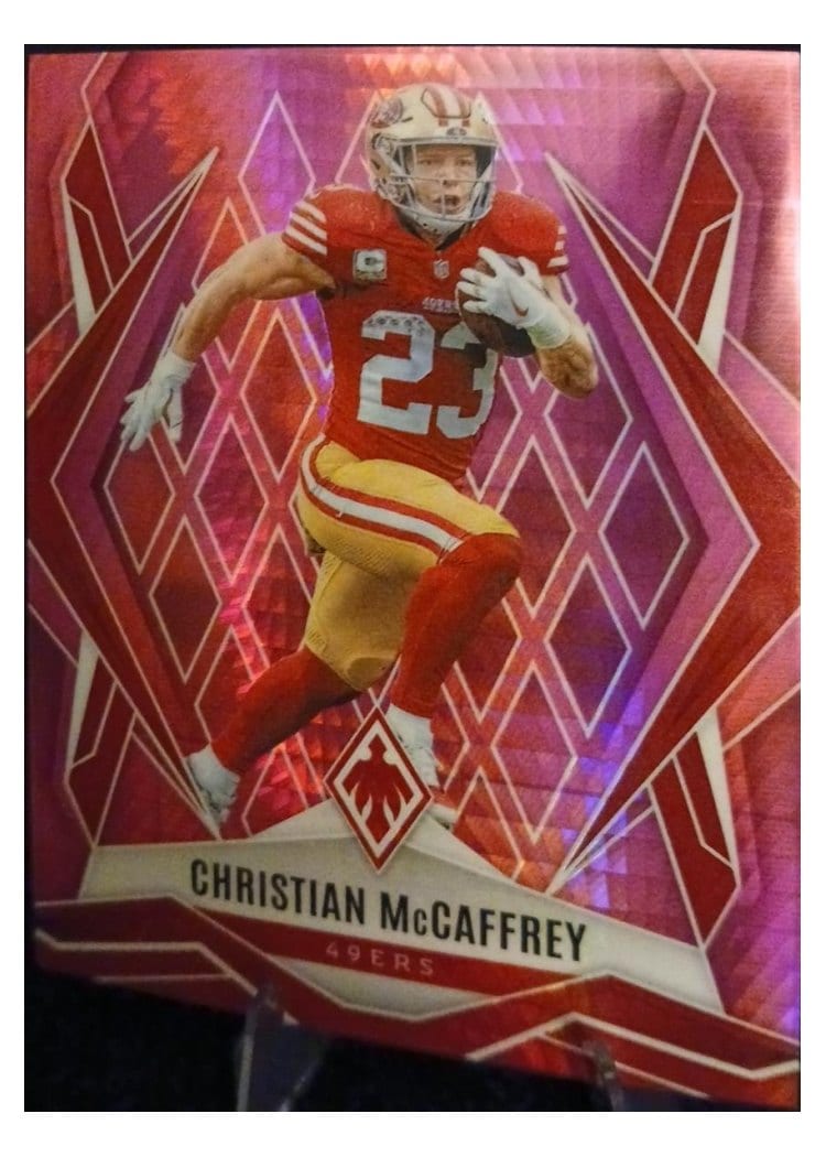 2025 Panini Phoenix Base Set Christian McCaffrey #34 card