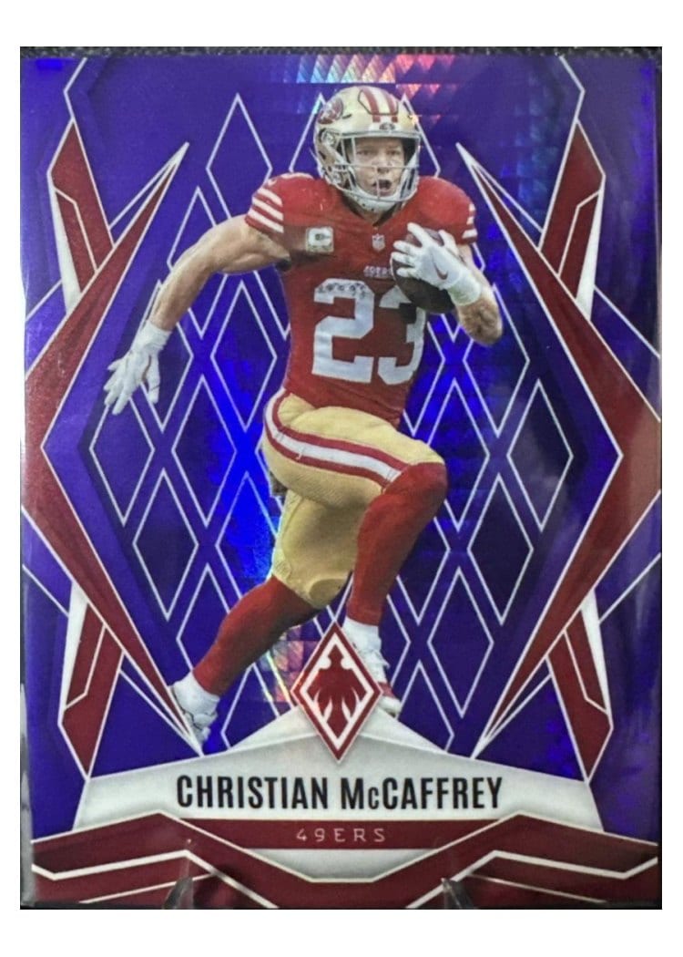 2025 Panini Phoenix Base Set Christian McCaffrey #34 card