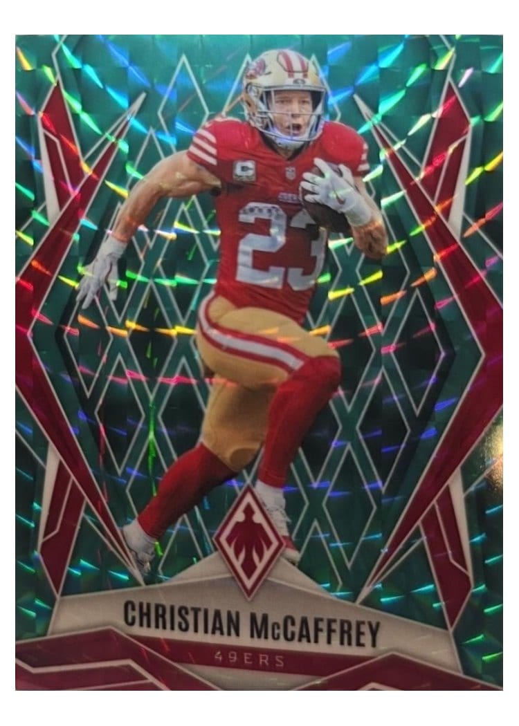 2025 Panini Phoenix Base Set Christian McCaffrey #34 card