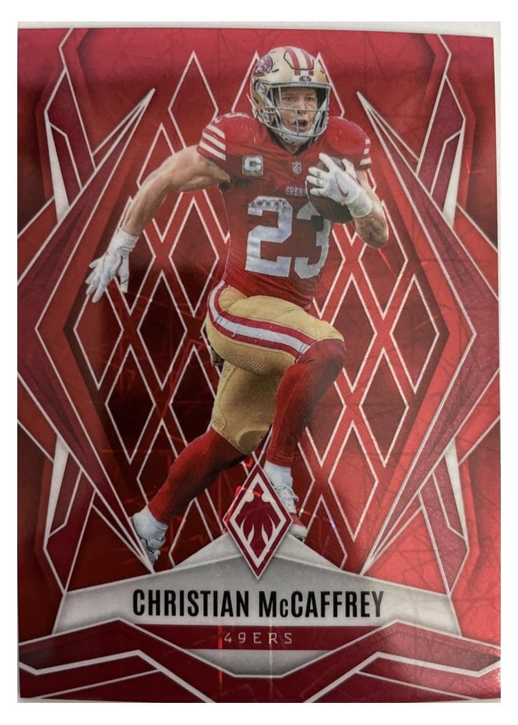 2025 Panini Phoenix Base Set Christian McCaffrey #34 card