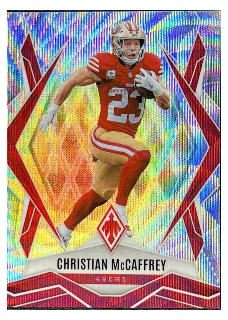 2025 Panini Phoenix Base Set Christian McCaffrey #34 card