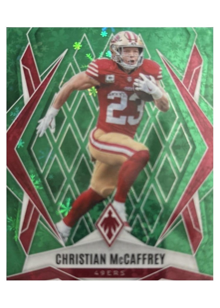 2025 Panini Phoenix Base Set Christian McCaffrey #34 card