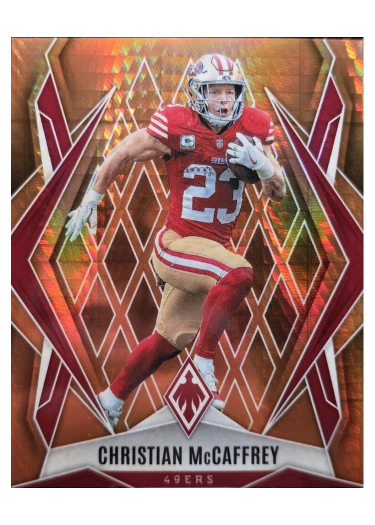 2025 Panini Phoenix Base Set Christian McCaffrey #34 card