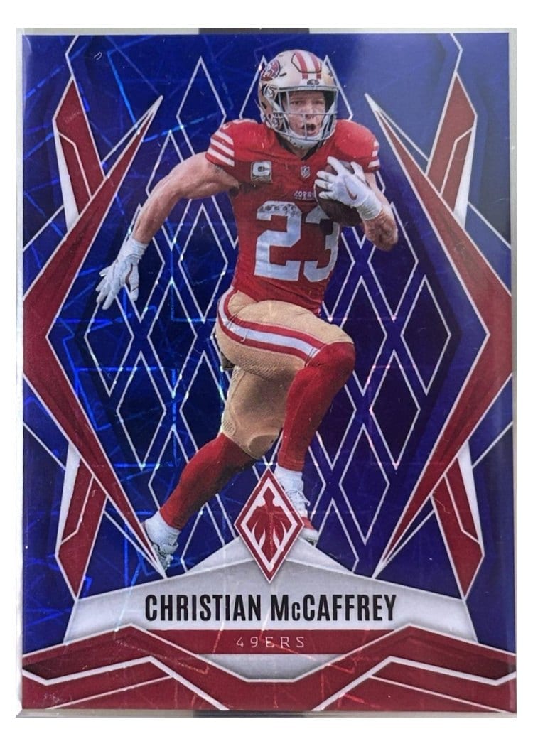 2025 Panini Phoenix Base Set Christian McCaffrey #34 card
