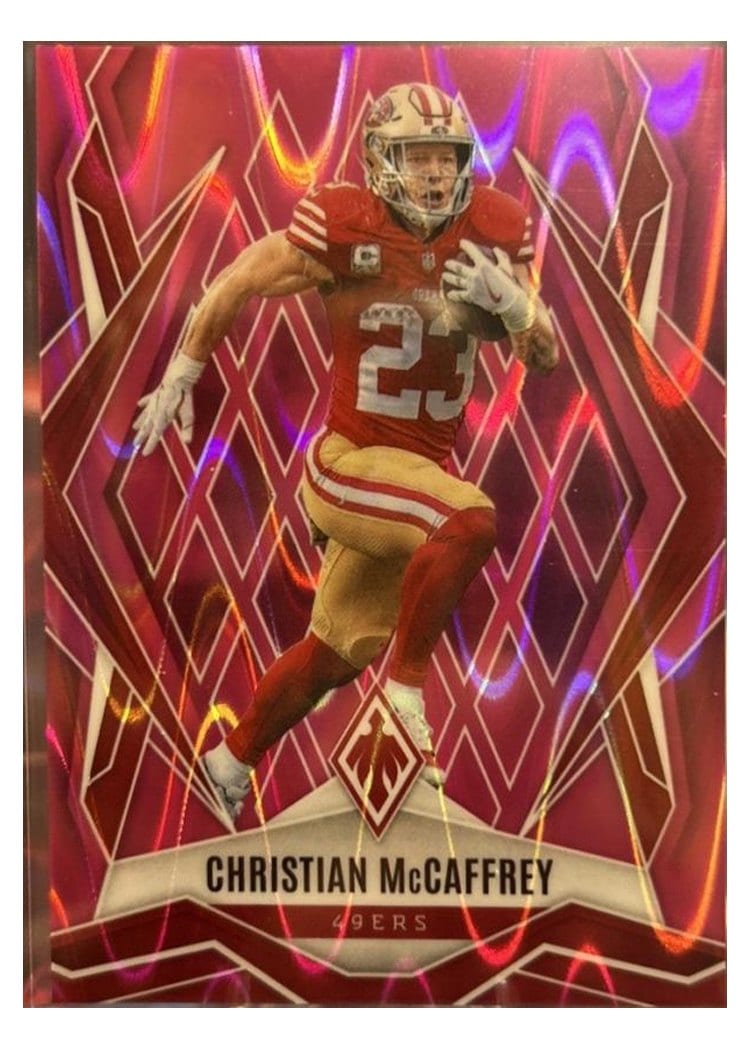2025 Panini Phoenix Base Set Christian McCaffrey #34 card
