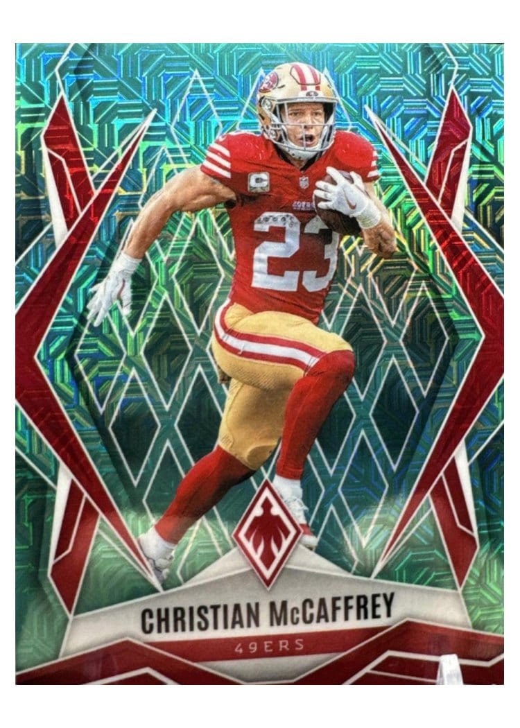 2025 Panini Phoenix Base Set Christian McCaffrey #34 card