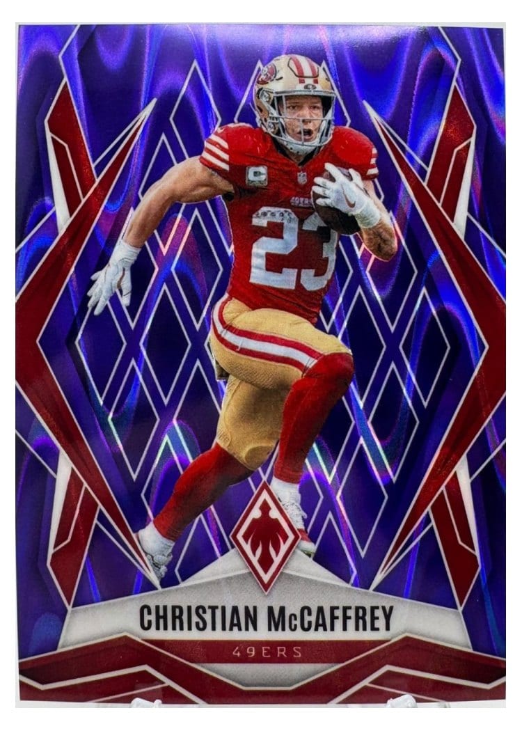 2025 Panini Phoenix Base Set Christian McCaffrey #34 card