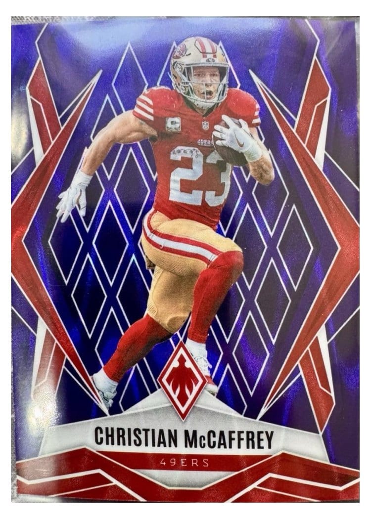 2025 Panini Phoenix Base Set Christian McCaffrey #34 card