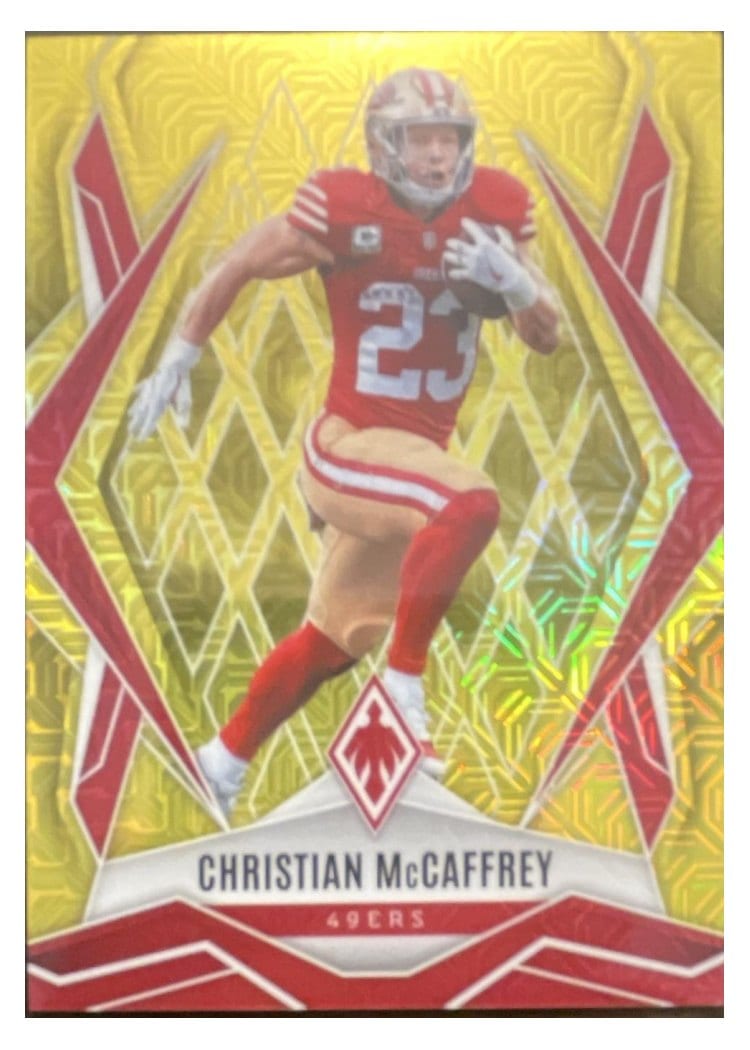 2025 Panini Phoenix Base Set Christian McCaffrey #34 card