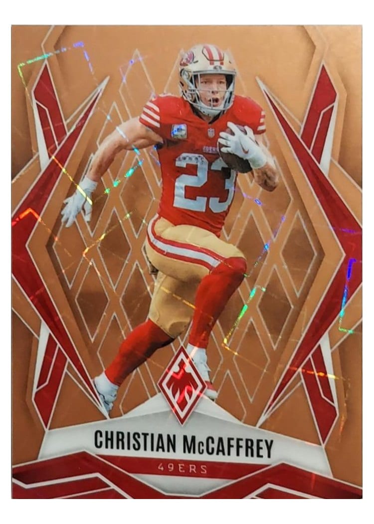 2025 Panini Phoenix Base Set Christian McCaffrey #34 card
